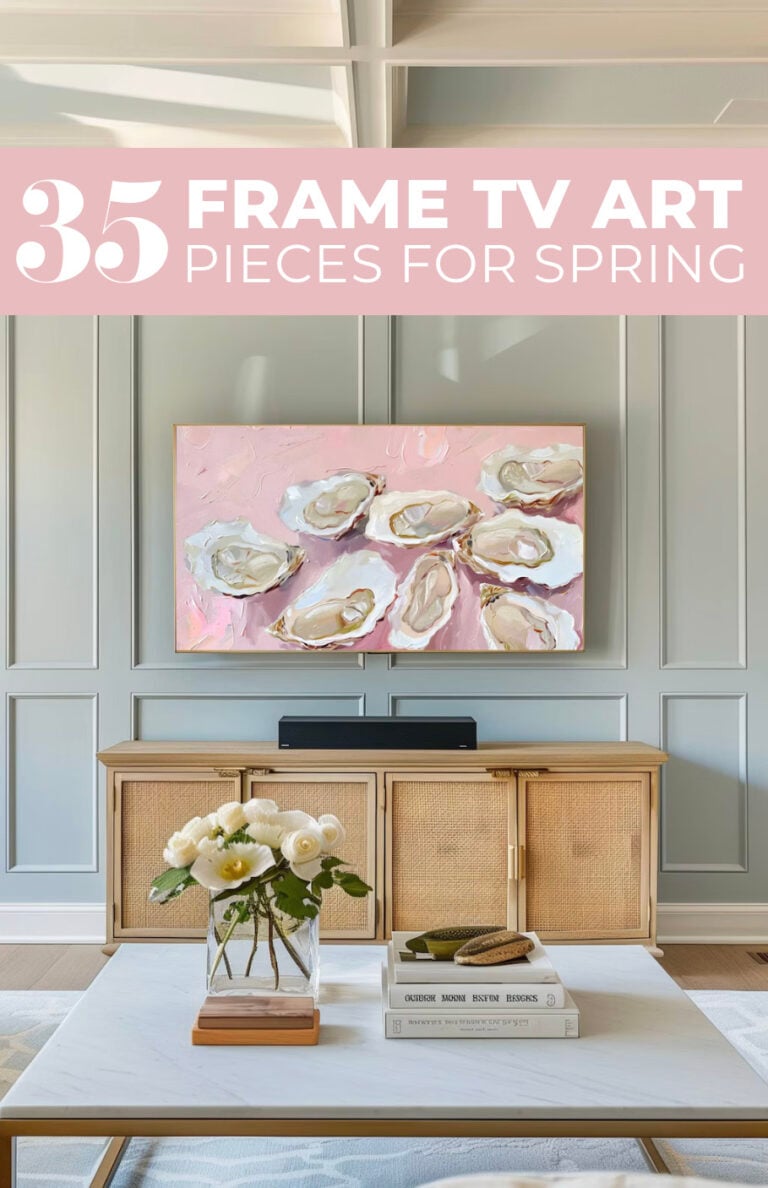 spring frame tv art