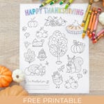 thanksgiving coloring sheet