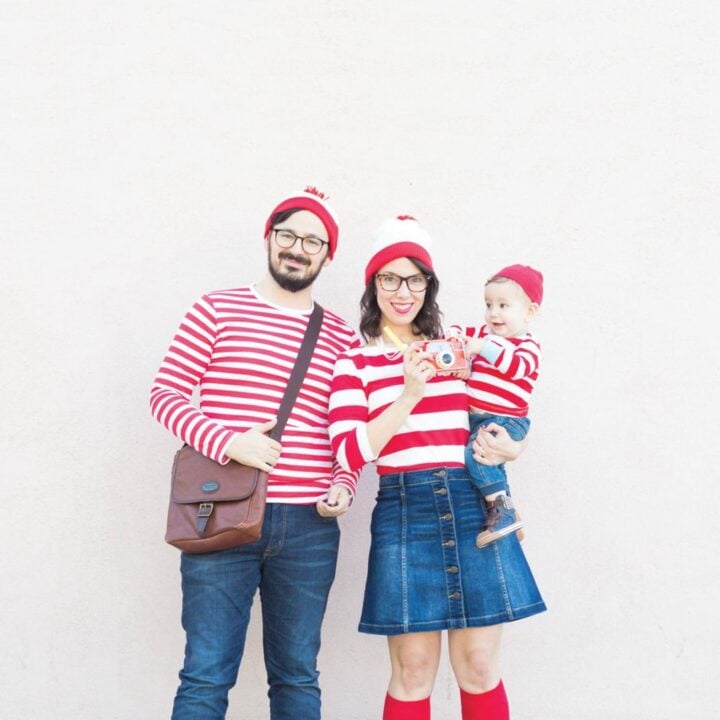Where's Waldo family Halloween costume