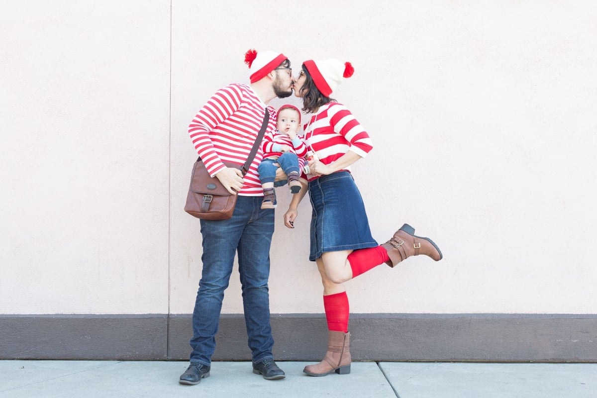Where's Waldo family Halloween costume
