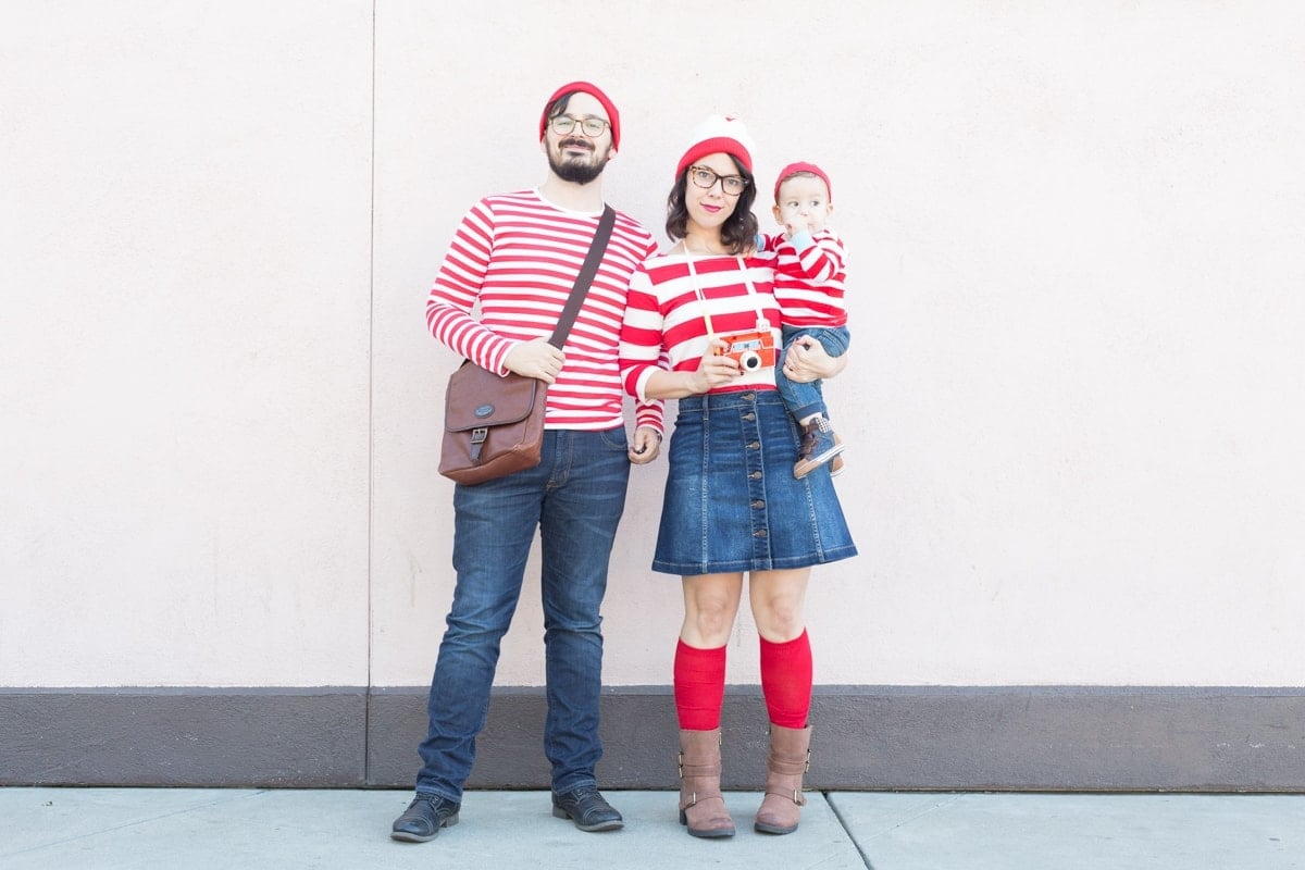 Where's Waldo family Halloween costume