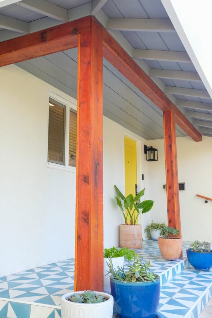 how to wrap porch posts