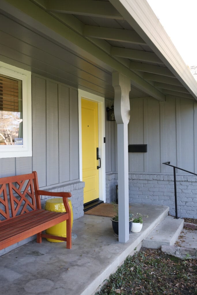front porch with columns
