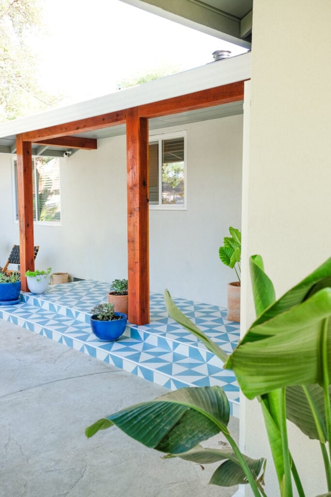 wrapped front porch posts