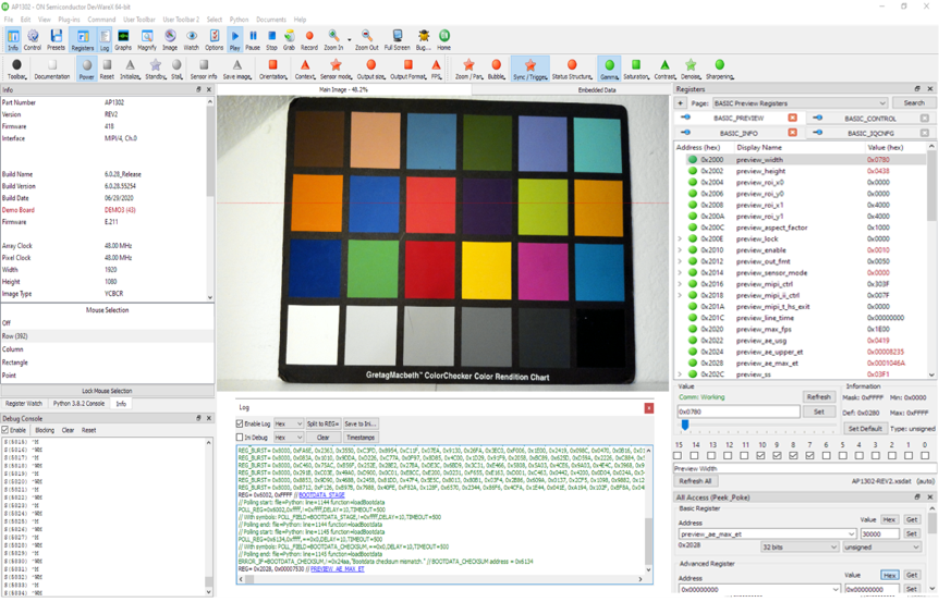 Screenshot from DevSuite software